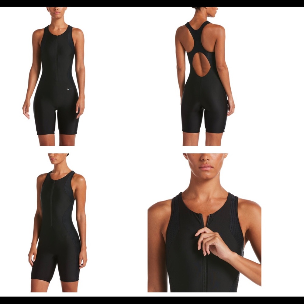 Nike Swim Sport Mesh Racerback Legsuit Sz S NWT!